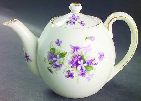 Spring Violets Small Teapot & Lid by Rossetti