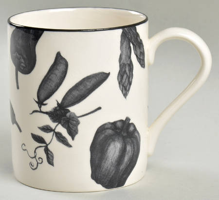 Toile De Legumes Black Mug