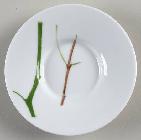 Verdures Saucer for Flat Demitasse Cup