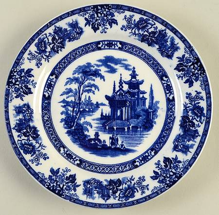 Madras (Transferware, No Trim) Salad Plate