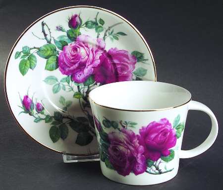 English Rose Breakfast Cup & Saucer Set