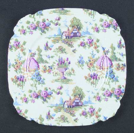 Lady Gay (Square Tab, Gold Trim) by Royal Albert