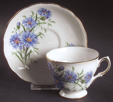 7513 Footed Cup & Saucer Set