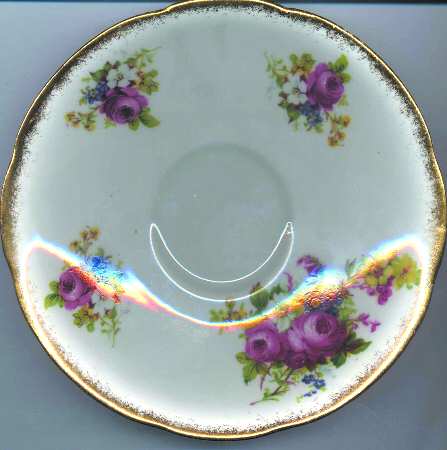 Rose Bouquet Saucer
