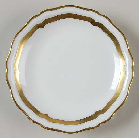 Marie Antoinette Gold on White Coaster