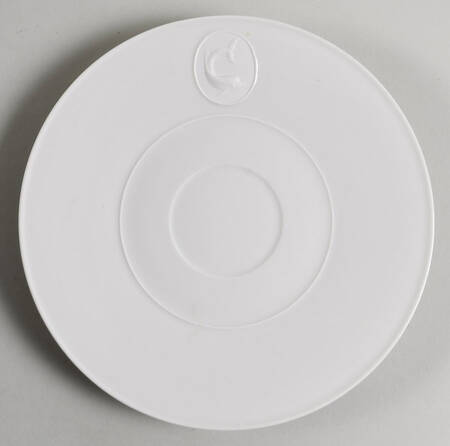 Arcadia Cream--White Saucer for Footed Cup
