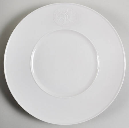 Arcadia Cream--White Large Dinner Plate