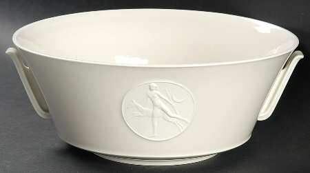 Arcadia Cream--White 8" Round Vegetable Bowl