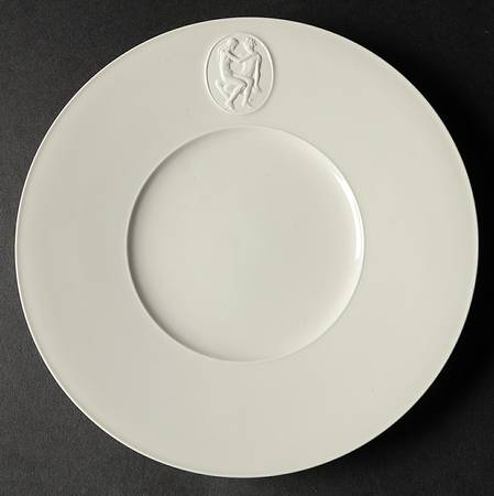 Arcadia Cream--White Salad Plate