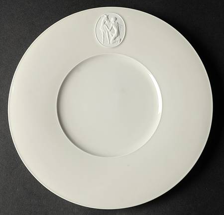 Arcadia Cream--White Salad Plate