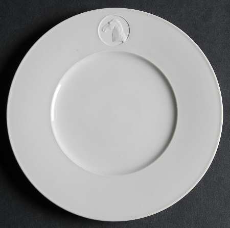 Arcadia Cream--White Bread & Butter Plate