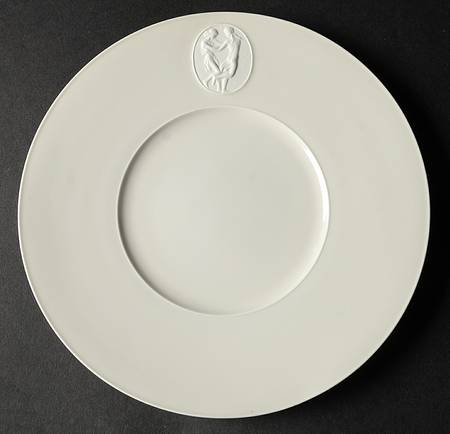 Arcadia Cream--White Salad Plate