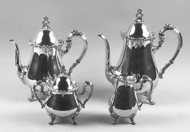 El Greco (Silverplate, Hollowware) (4 Piece) Silverplate Tea Set