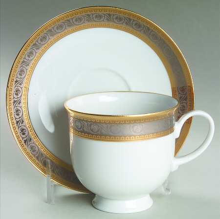 Monaco Footed Cup & Saucer Set