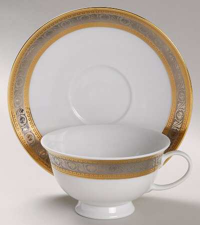Monaco Footed Cup & Saucer Set