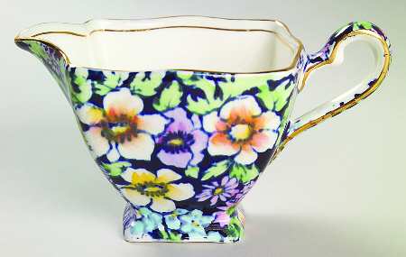Anemone Navy Blue Ascot Creamer