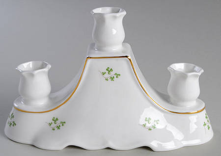 Trellis Shamrock Giftware 3 Light Candelabra