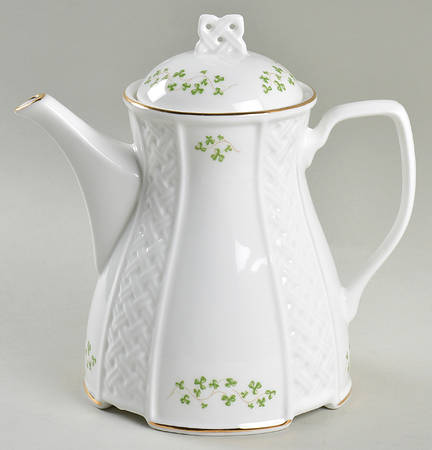 Trellis Shamrock Giftware Teapot & Lid