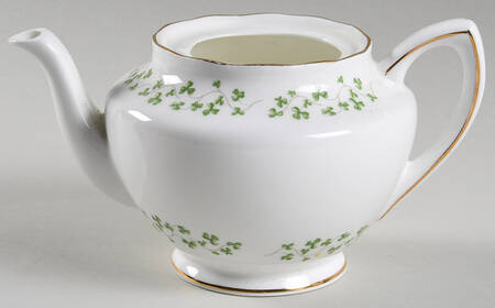 Trellis Shamrock Giftware Small Teapot No Lid