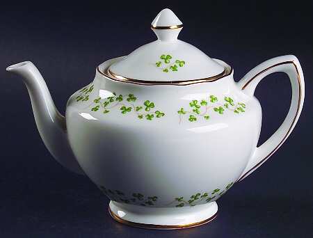 Trellis Shamrock Giftware Small Teapot & Lid