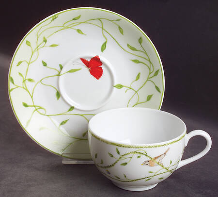 Histoire Naturelle Flat Cup & Saucer Set