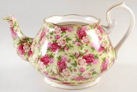 Old Country Roses Chintz Collection Teapot No Lid
