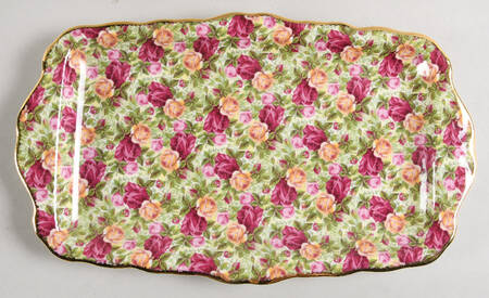 Old Country Roses Chintz Collection Large Sandwich Tray