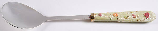 Old Country Roses Chintz Collection Salad Serving Spoon with Stainless Bowl