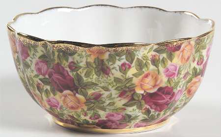 Old Country Roses Chintz Collection Petal Bowl