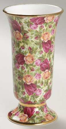 Old Country Roses Chintz Collection 6" Vase