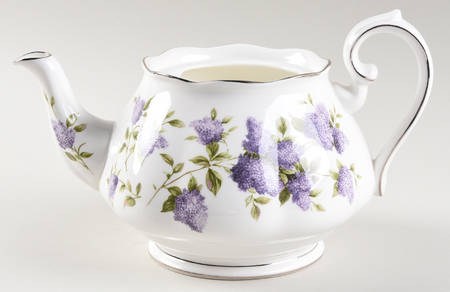 Lilac Lane Platinum Teapot No Lid