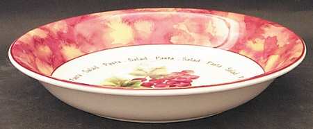 Vintage Grape 9" Individual Pasta Bowl