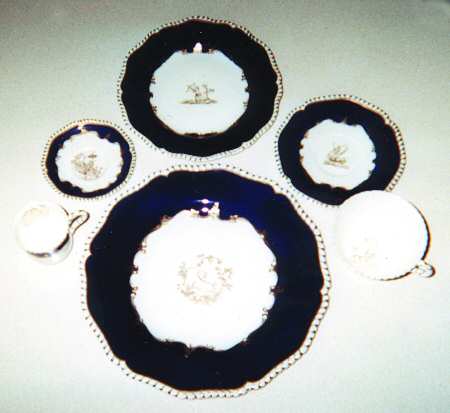 Pillament Cobalt by Royal Worcester