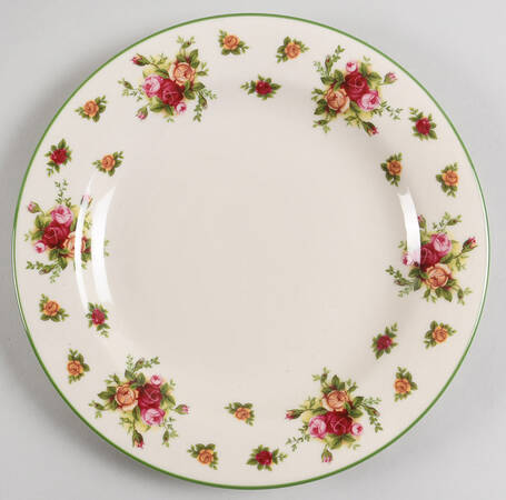 Old Country Roses White (Green Trim) by Royal Albert