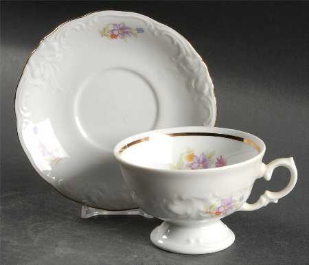 RKT1 Footed Cup & Saucer Set