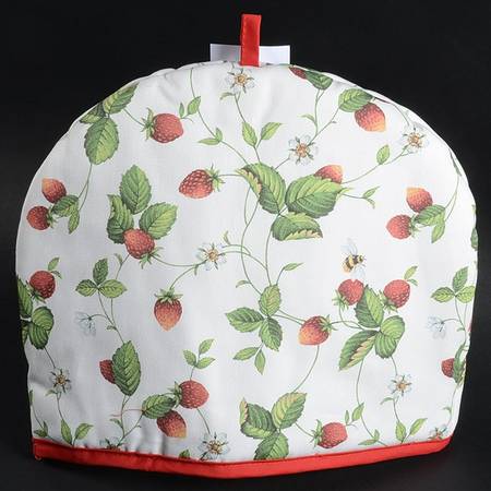 Alpine Strawberry Cloth Tea Cosy