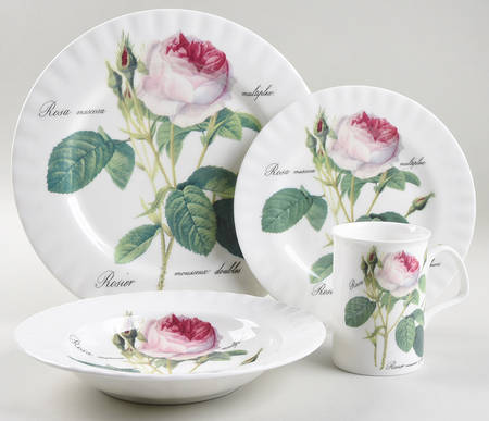 Redoute Roses 4 Piece Place Setting