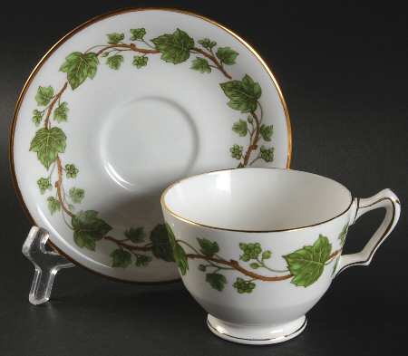 ROV15 Footed Cup & Saucer Set by Royal Victoria