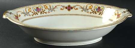 Wheeling (Occupied Japan) 12" Oval Vegetable Bowl