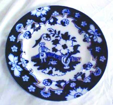 Pekin (Flow Blue) by Royal Staffordshire