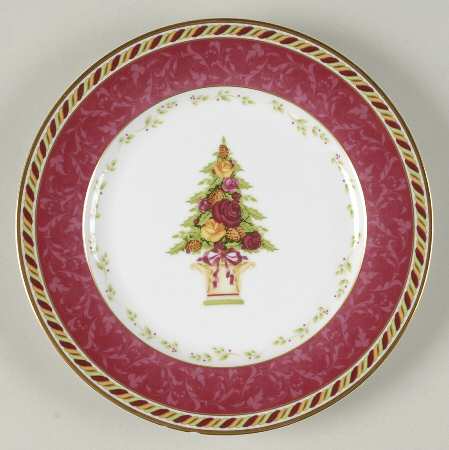 Seasons of Colour Red Accent Salad Plate