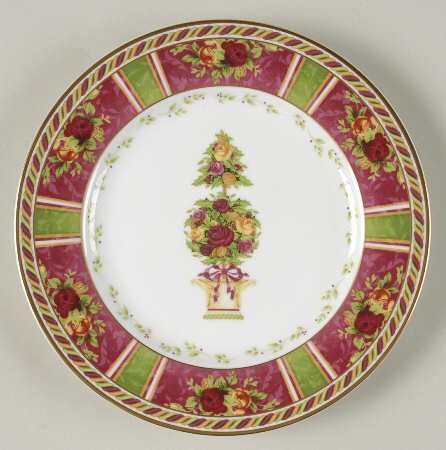Seasons of Colour Red Accent Salad Plate