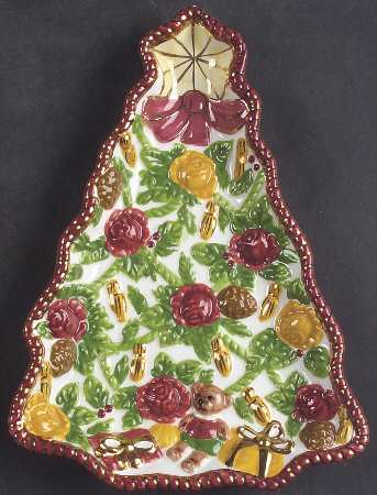 Seasons of Colour Red Holiday Candy Dish