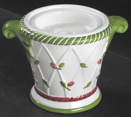Seasons of Colour Red Sculpted Candlestick