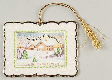 Seasons of Colour Red Ceramic Postcard
