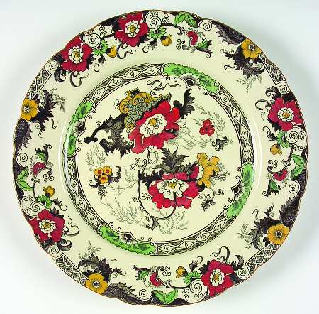 Bentick Black Multicolor by Royal Cauldon