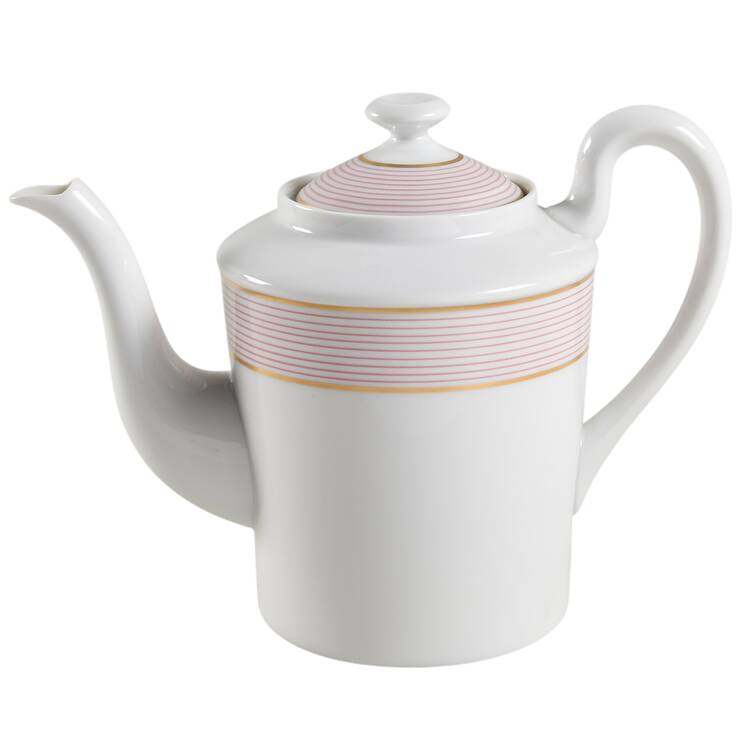 Crinoline Pink Teapot & Lid by Raynaud