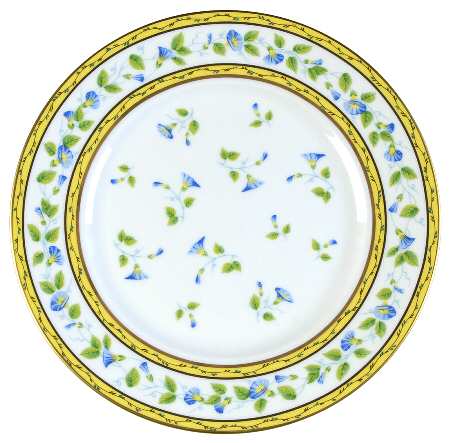 Morning Glory (Spray) Dessert Luncheon Plate