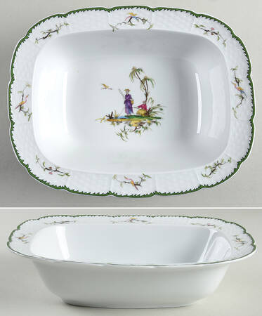 Si Kiang 10" Oval Vegetable Bowl