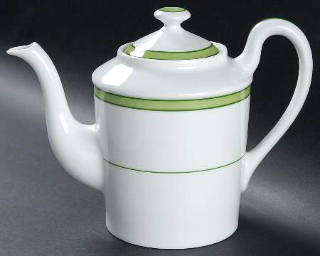 Tropic Green (No Monogram) Coffee Pot & Lid